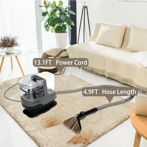 Klinsmann Portable Carpet Cleaner Machine with 17KPa Suction Power