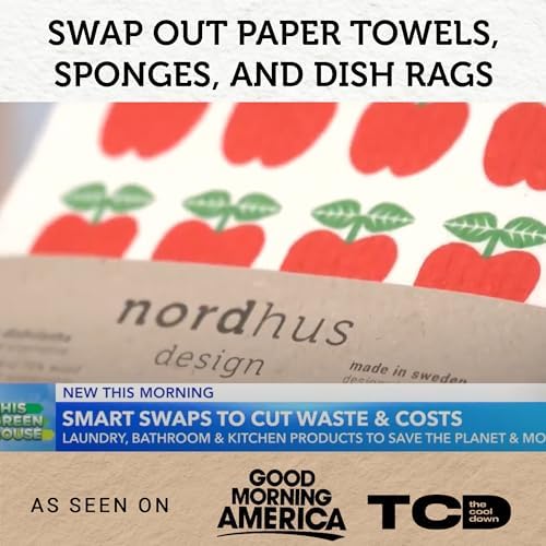 Nordhus Design Swedish Dishcloths 10-Pack Blue Reusable