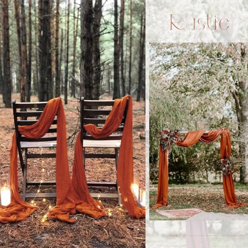20 Pack Terracotta Cheese Cloth Table Runners