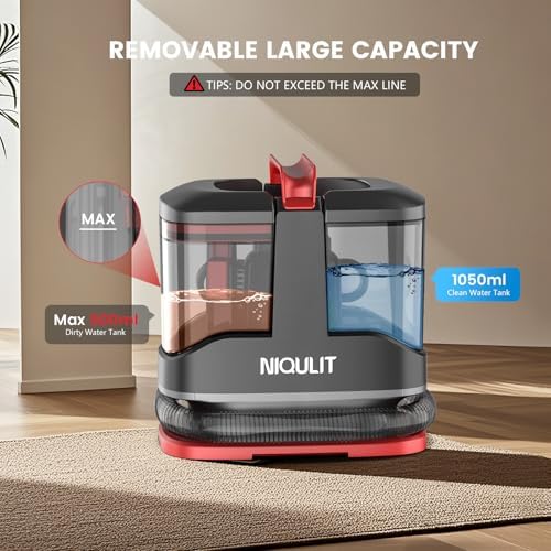 NIQULIT Portable Carpet Upholstery Cleaner Machine