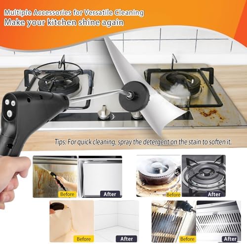 1200ml Handheld Steam Cleaner with 5 Accessories