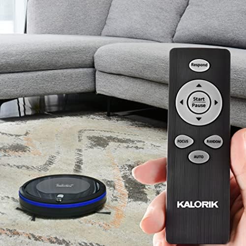 Kalorik Home Ionic Pure Air Rechargeable Robot Vacuum Black Gray