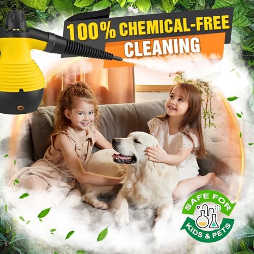 Jura Handheld Steam Cleaner with 9PCS Accessories