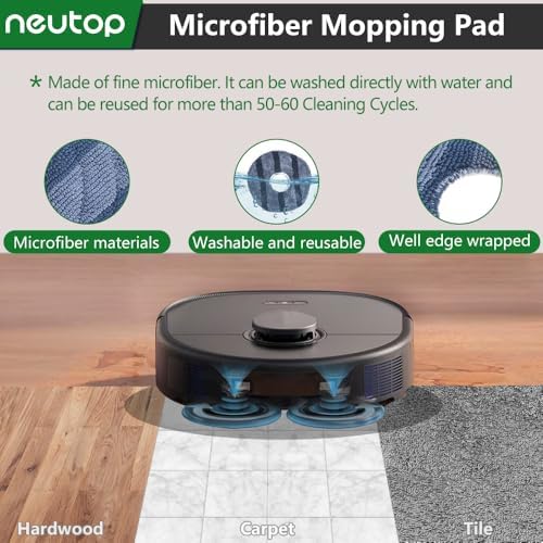 Neutop Replacement Parts for eufy X10 Pro Omni Robot Vacuum