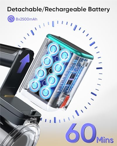 Powerffy Cordless Vacuum Cleaner 45KPa 550W