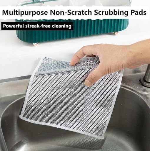 Desolio Multipurpose Wire Dish Cloths 15 Pcs