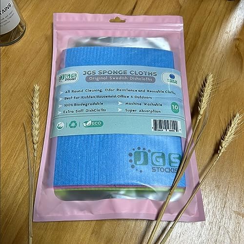 Premium Quality Swedish Sponge Dishcloths 10 Pack
