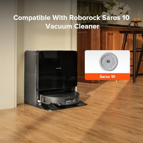 Roborock 2 Pack Edge Mop Cloths for Saros 10 Robot Vacuum