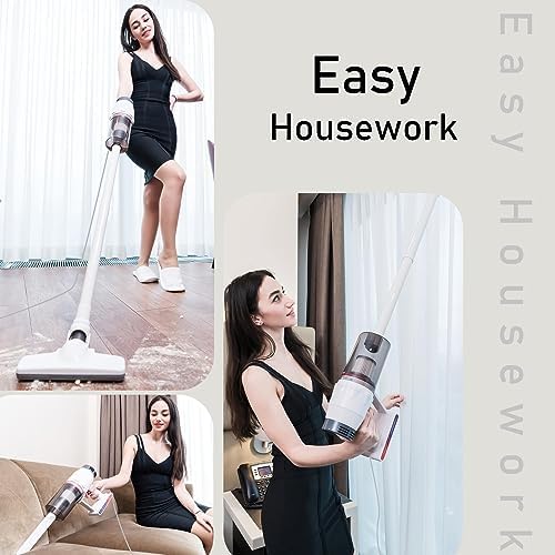 KEROMEE Ultralight Stick Vacuum 5-in-1 Powerful Suction