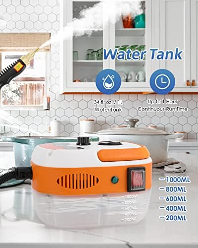 2500W Handheld Steam Cleaner for Home and Car Cleaning