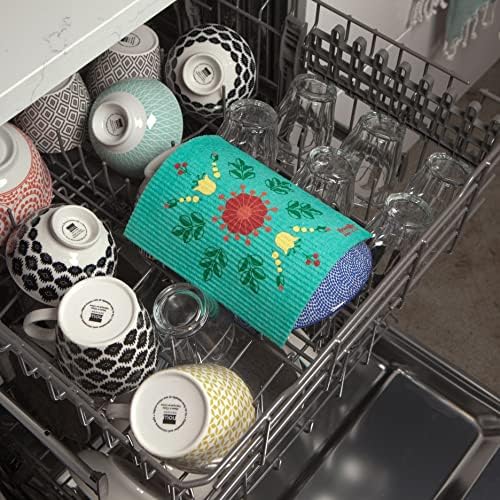 Swedish Sponge Reusable Dishcloth Set of 3