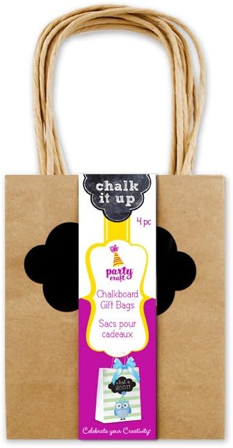 Craft And Party PC400B Chalk It Up Gift Bags