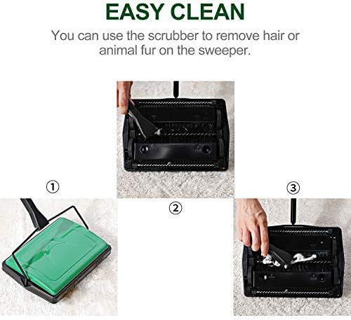 Yocada Multi-Function Carpet Sweeper for Home Office Use
