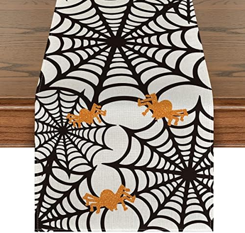 Artoid Mode Spider Web Table Runner 13x72 Inch