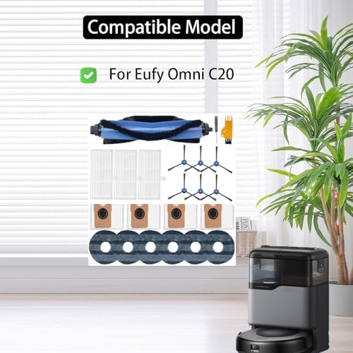 Eufy Omni C20 Vacuum Parts Replacement Kit 22 Pcs