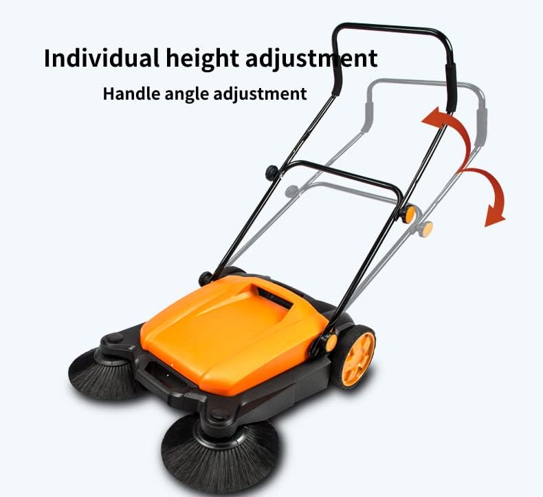 SANITMAX Push Floor Sweeper 66 Gallon 275 Inch