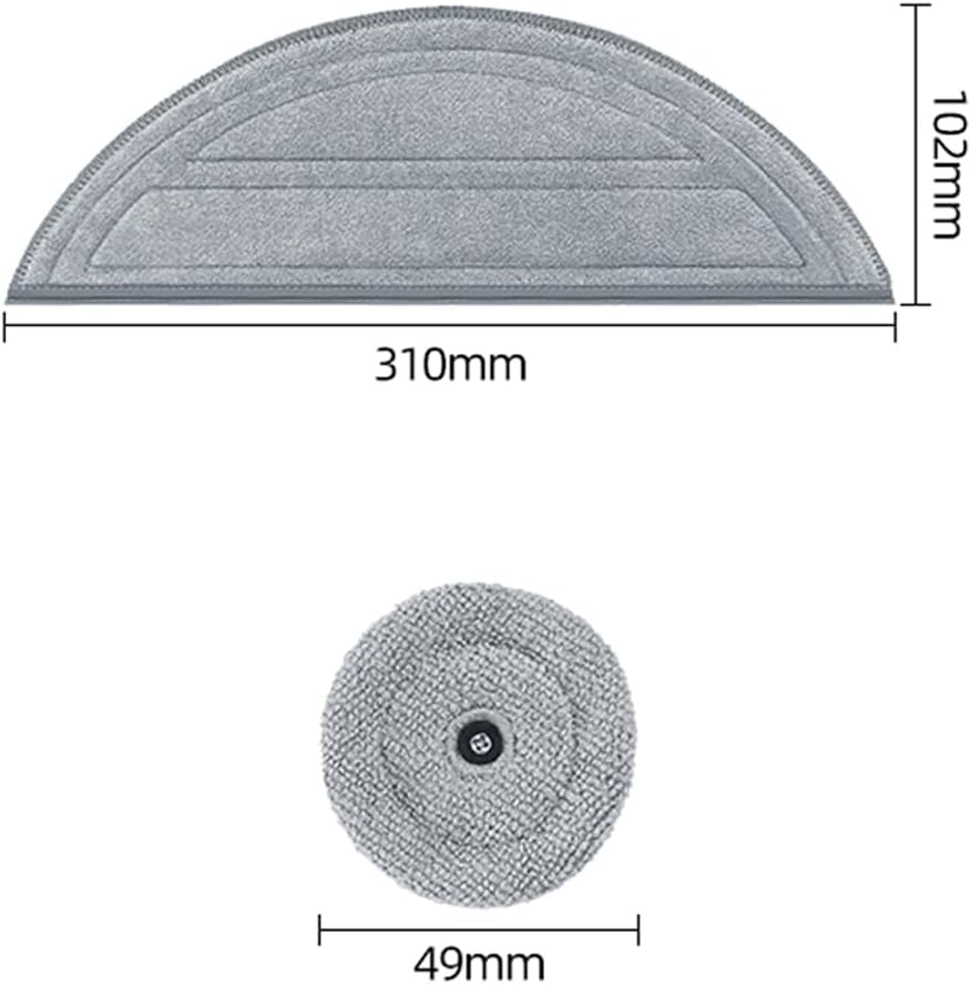 HACOBEST Roborock Saros 10 Mopping Pads Set