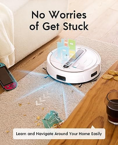 Yeedi Cube Robot Vacuum Cleaner with Auto Mop and Auto Empty