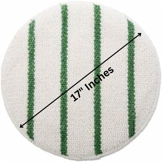 Quality Chemical Low Profile Carpet Bonnet with Green Scrubber Strips