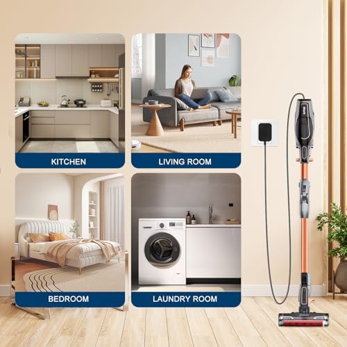 Shark Vacmop Charger 18 Meter Replacement for VM200 VM190 Series