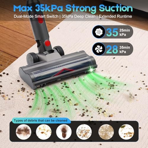 PRAVOLE 8-in-1 Cordless Stick Vacuum Cleaner