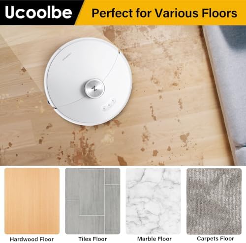 Ucoolbe Roborock Mop Pads 8 Pack Replacement Accessories