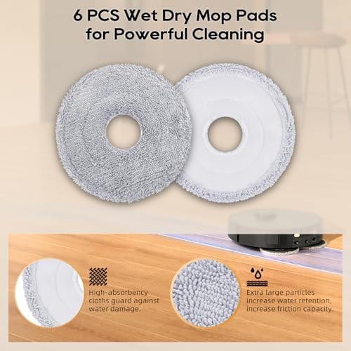 13 Pcs TriCut Brush Accessories for Dreame Robot Vacuums