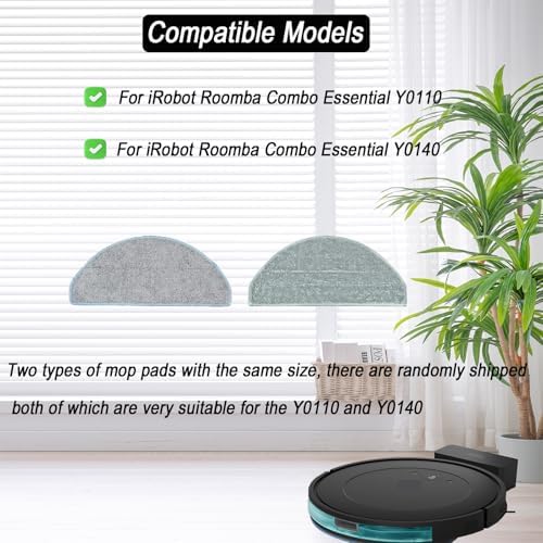 Frexusuent Mop Pad Replacement for iRobot Roomba Combo Essential Y0110 Y0140 Q0120