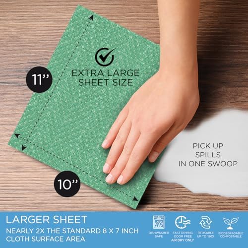 LOLA Wowables XL Swedish Dishcloths 12 Pack