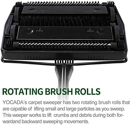 Yocada Multi-Function Carpet Sweeper for Home Office Use