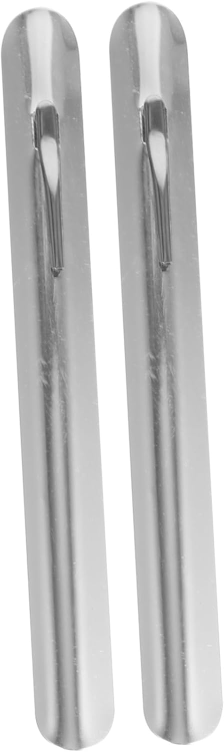 SHOWERORO 2pcs Stainless Steel Crumb Scraper Squeegee