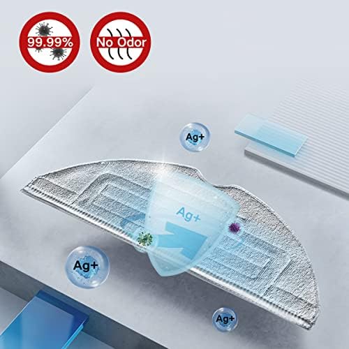 Home Times Vacuum Mop Pads for Roborock S7 MaxV Series