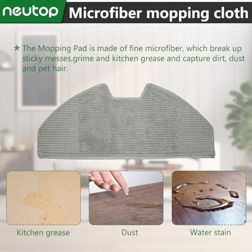 Neutop Replacement Mopping Cloths for eufy X8 Pro 6-Pack