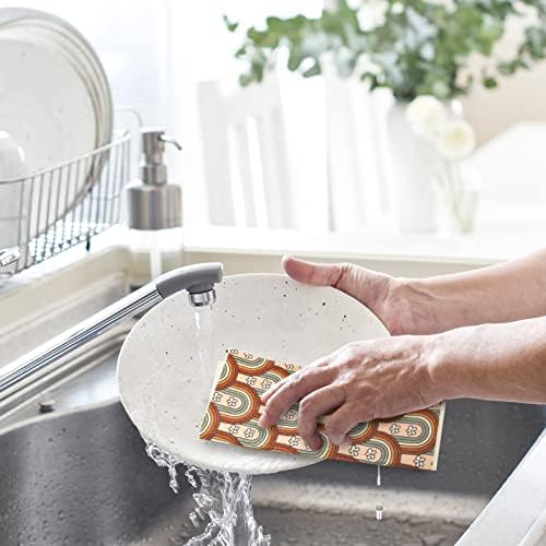 Whaline 6 Pack Boho Floral Dish Cloths