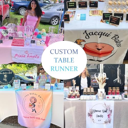 Custom Table Runner with Business Logo