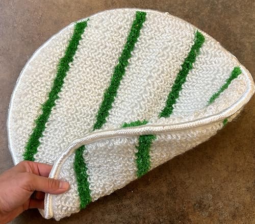 Commercial Grade Low Profile Synthetic Carpet Bonnet 17 Inch 3 Pack