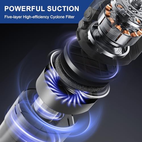 SOWTECH Corded Vacuum Cleaner with 6-in-1 Attachments