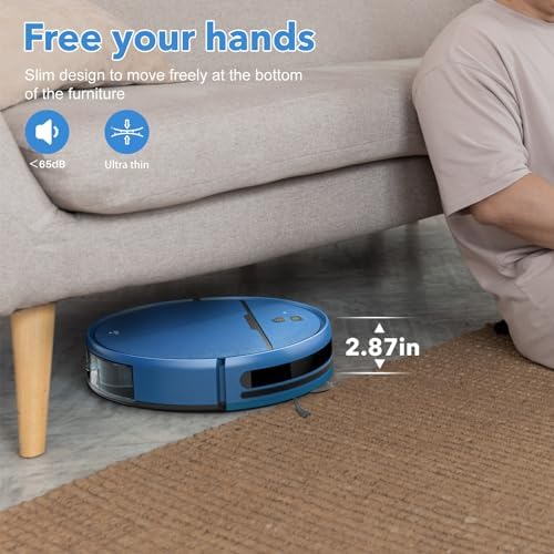 iMartine 2-In-1 Robot Vacuum and Mop Combo with WiFi and App
