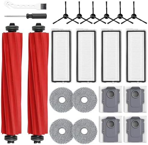 22 Pack Replacement Accessories for Roborock Qrevo Robot Vacuum Cleaner