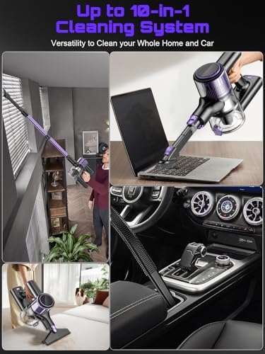 10 In 1 Cordless Vacuum Cleaner with Powerful Suction