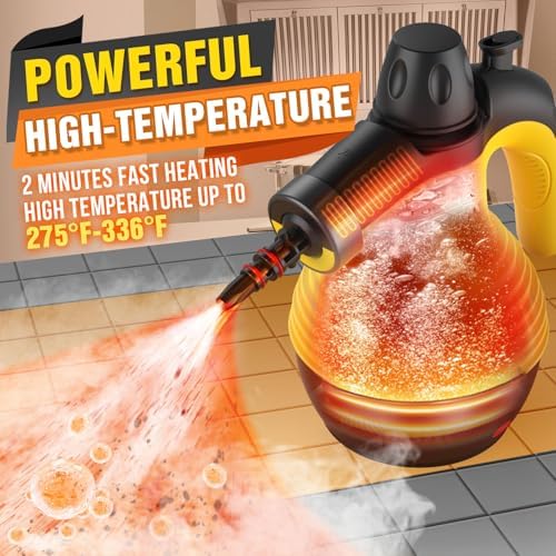 Jura Handheld Steam Cleaner with 9PCS Accessories
