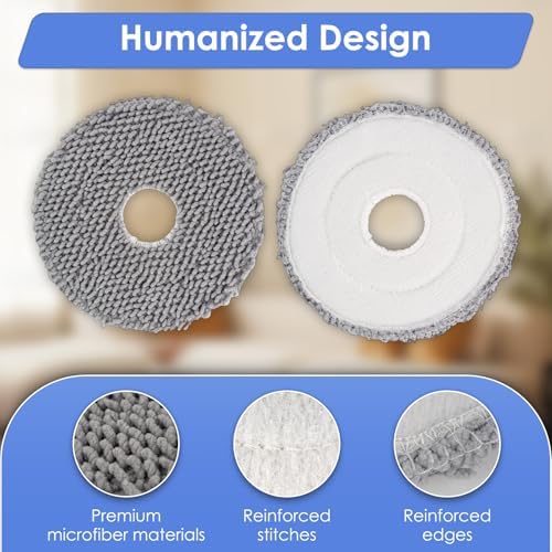 4 Pack Plus 505 Combo Mop Pads Compatible with iRobot