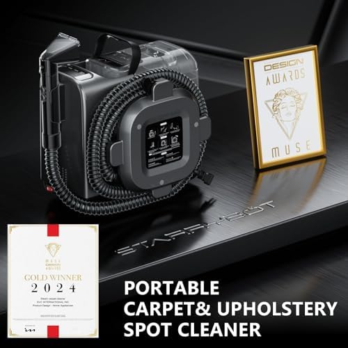 Starrybot Carpet Upholstery Cleaner with Steam and Suction