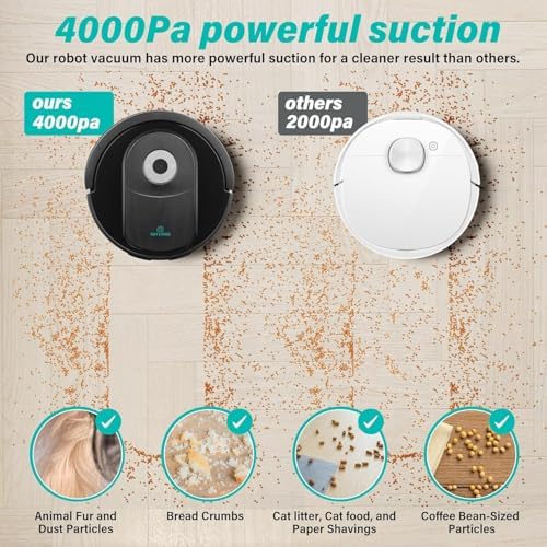 Xcity Robot Vacuum and Mop Combo with 4000Pa Suction and Self-Charging