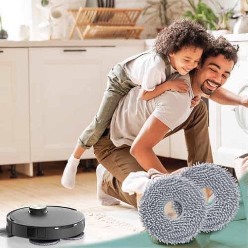 Robot Mop Pad Replacement for Roborock Q Revo 8 PCS