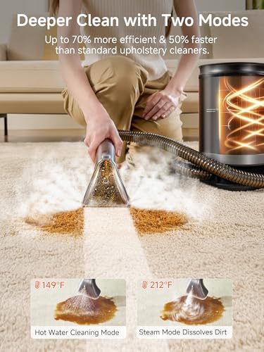 Uwant Portable Carpet Cleaner with 18Kpa Suction