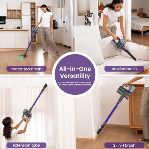 Suirviz Cordless Vacuum Cleaner with 40KPA Suction