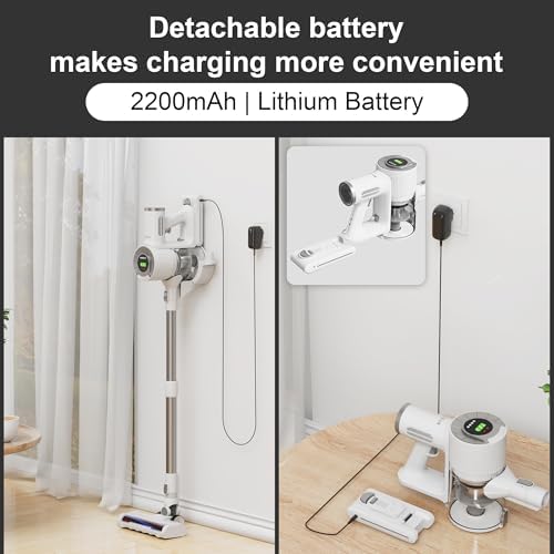Buty Bulu Cordless Stick Vacuum Cleaner with 30KPa Suction Power