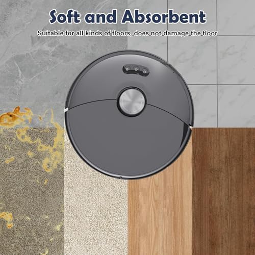 VIEWALL 4 Pack Mop Cloths Compatible with Roborock S8 Max Ultra