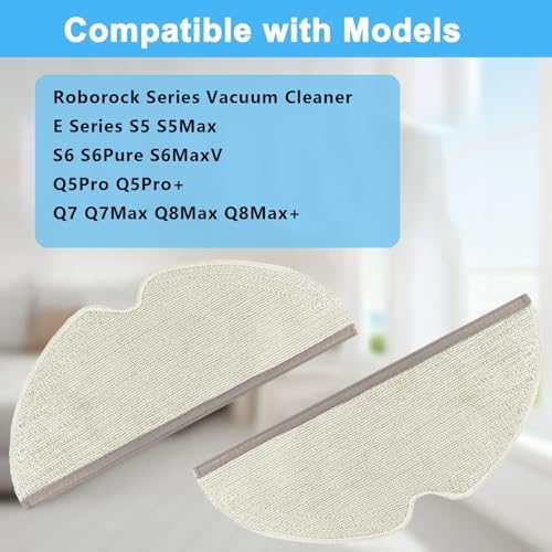 8 Pack Vacuum Mop Replacement Pads for Xiaomi Robots